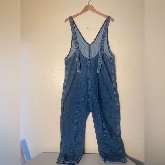 We The Free Blue Denim Women's Overalls - Picture 3 of 5